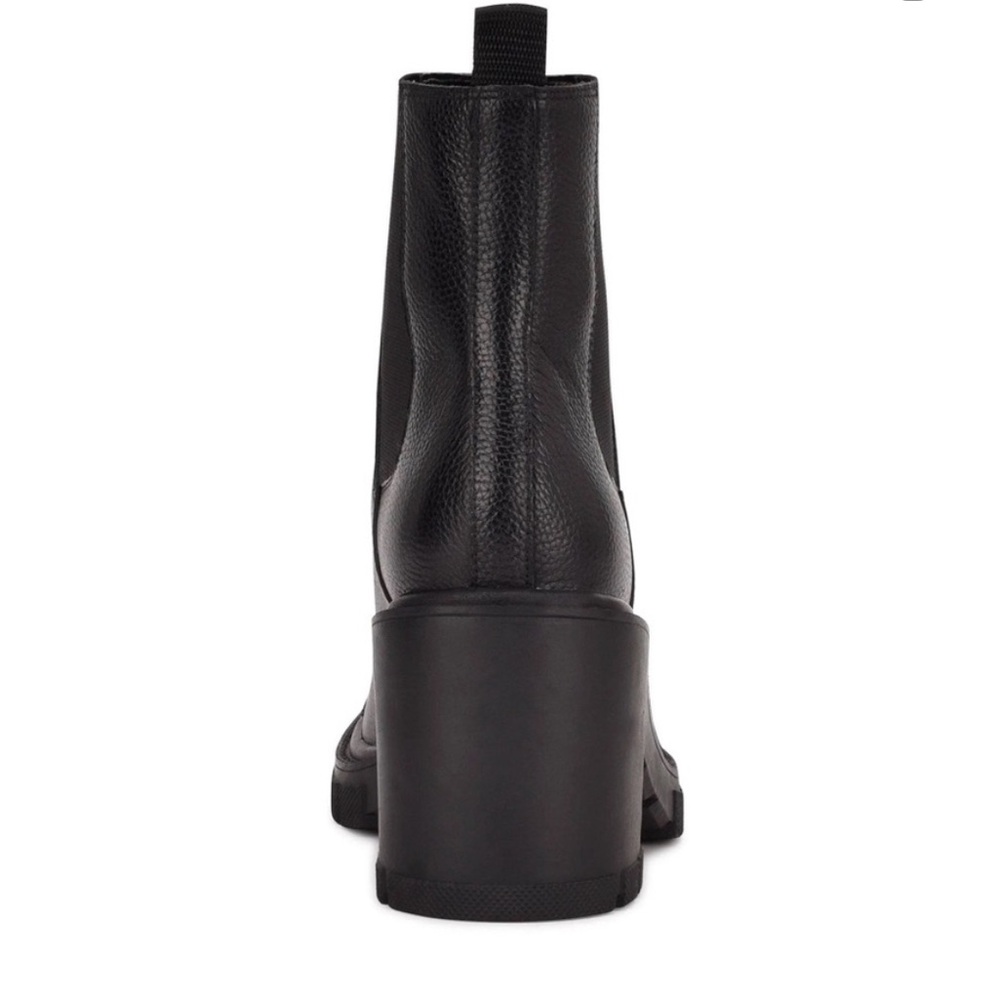 Marc Fisher Black Chunky Heel Boots - Picture 2 of 4